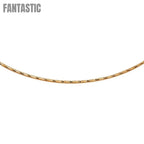 Silver 925 Rose Gold Plated DC Omega Box Chain 1.4mm - CH902 RGP | Silver Palace Inc. #plating_rose gold