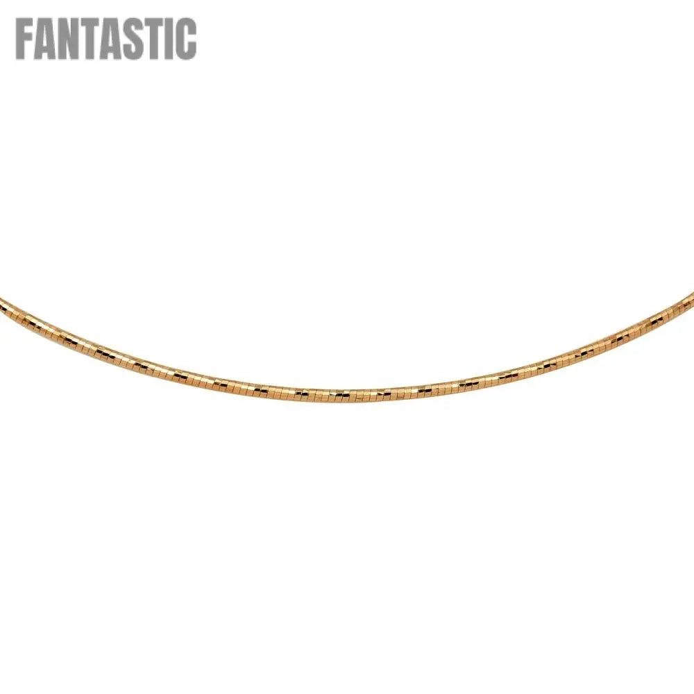Silver 925 Rose Gold Plated DC Omega Box Chain 1.4mm - CH902 RGP | Silver Palace Inc. #plating_rose gold