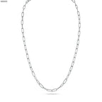 925 Sterling Silver Diamond Cut Paperclip Chain Fantastic NYC