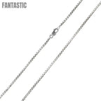 Silver 925 Rhodium Plated Box Round Diamond Cut 030 Chain 1.5mm - CH210 RH | Silver Palace Inc.
