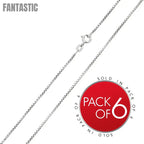 925 Sterling Silver Diamond Cut Round Box Chain Fantastic NYC