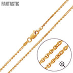 925 Sterling Silver Diamond Cut Round Rolo Chain Fantastic NYC