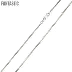Silver 925 Rhodium Plated Box Round DC Slash 024 Chains 1.2mm - CH211 RH | Silver Palace Inc.
