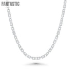 925 Sterling Silver Diamond Cut Square Byzantine 080 3.6mm Chain or Bracelet - CH838 Fantastic NYC