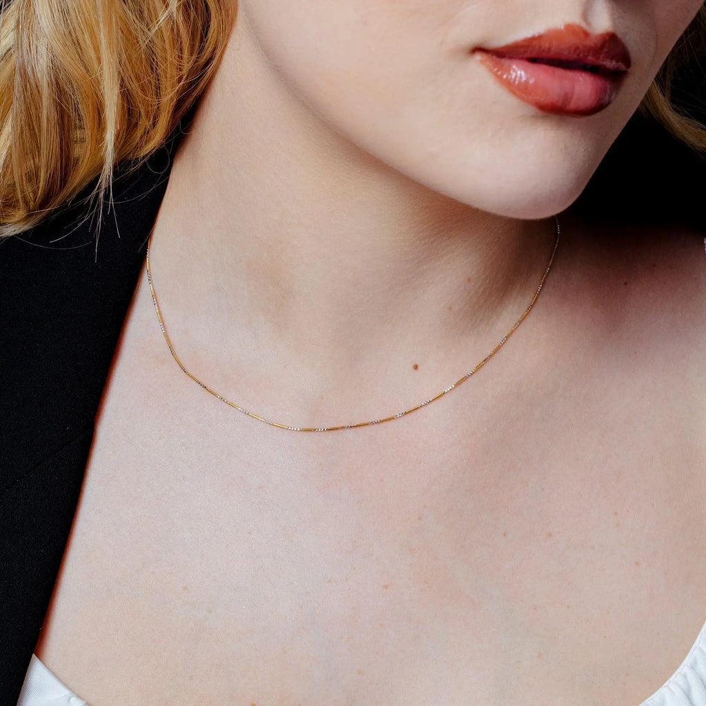925 Sterling Silver Diamond Cut Twisted Alternated Snake Chain Fantastic NYC