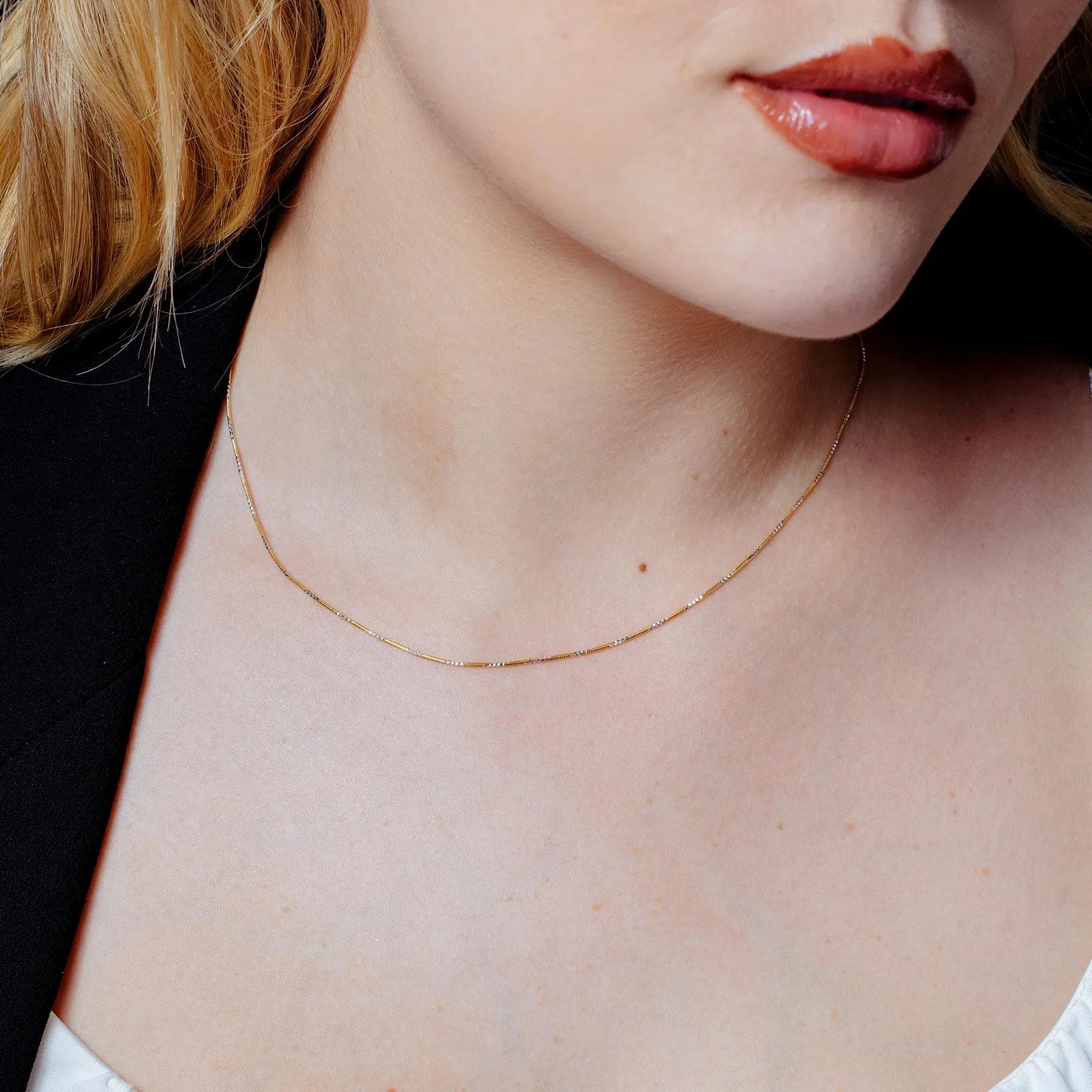 925 Sterling Silver Diamond Cut Twisted Alternated Snake Chain Fantastic NYC