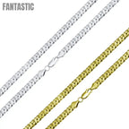 925 Sterling Silver Dollar Cuban Diamond Cut Chain Fantastic NYC