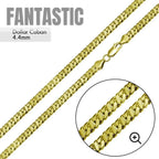 Silver 925 Gold Plated Dollar Miami Cuban Chain 4.4mm - VGC19 GP | Silver Palace Inc. #plating_gold