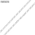 925 Sterling Silver Figaro 1+1 Chain or Bracelet