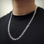 925 Sterling Silver Figaro 1+1 Chain or Bracelet Fantastic NYC