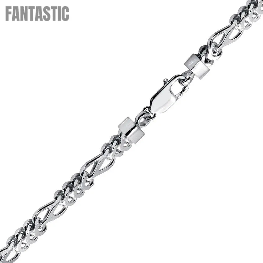 925 Sterling Silver Figaro Franco Chain or Bracelet Fantastic NYC