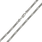 925 Sterling Silver Figaro Franco Chain or Bracelet Fantastic NYC