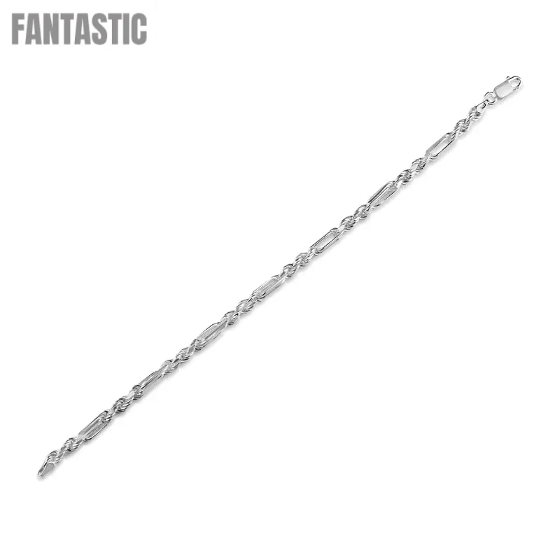 925 Sterling Silver Figarope Milano Chain or Bracelet Fantastic NYC