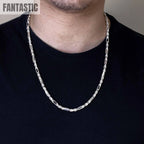 925 Sterling Silver Figarope Milano Chain or Bracelet Fantastic NYC