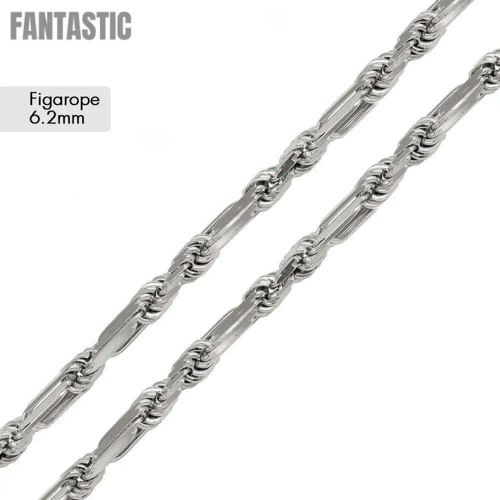 925 Sterling Silver Figarope Milano Chain or Bracelet Fantastic NYC