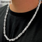 925 Sterling Silver Figarope Milano Chain or Bracelet Fantastic NYC