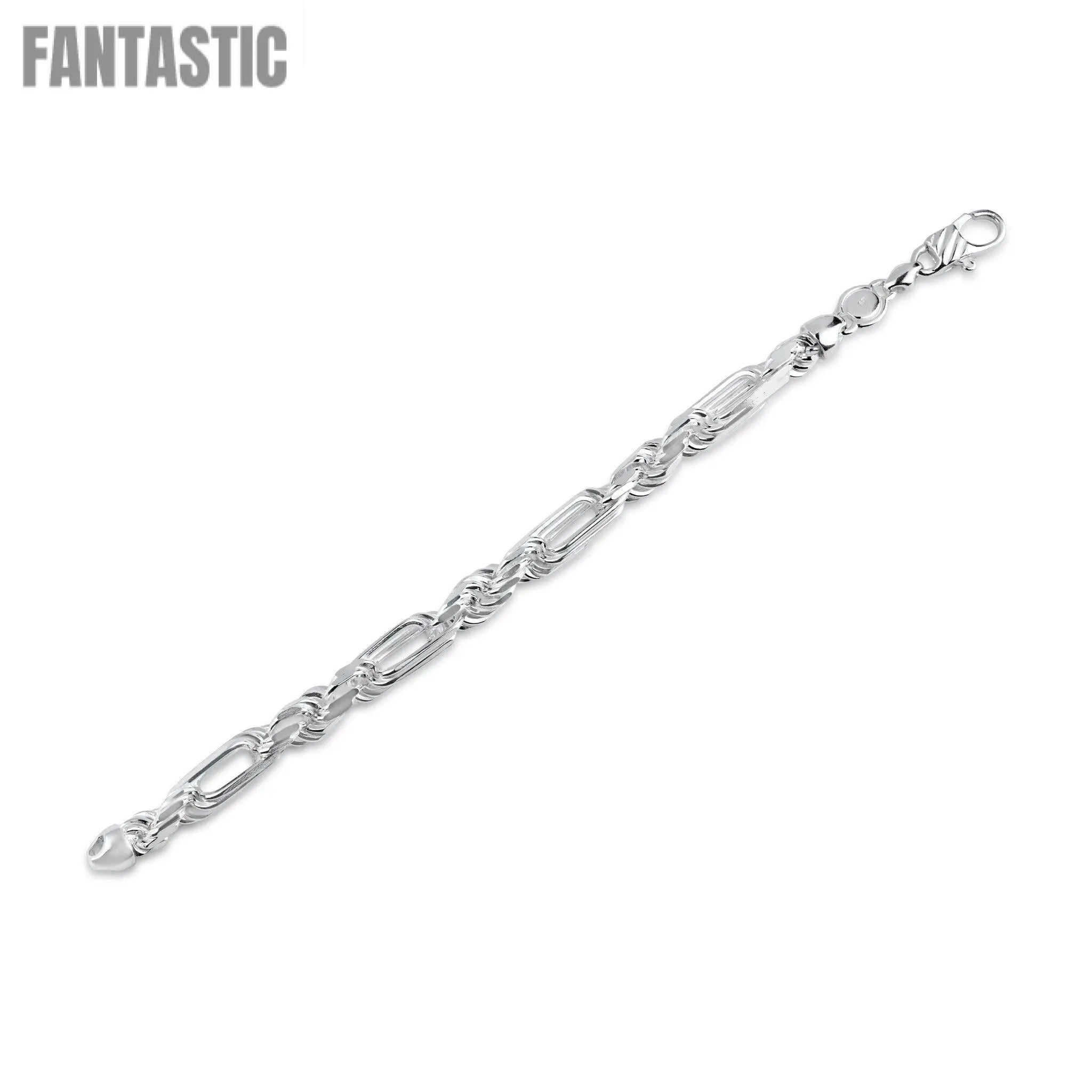 925 Sterling Silver Figarope Milano Chain or Bracelet Fantastic NYC