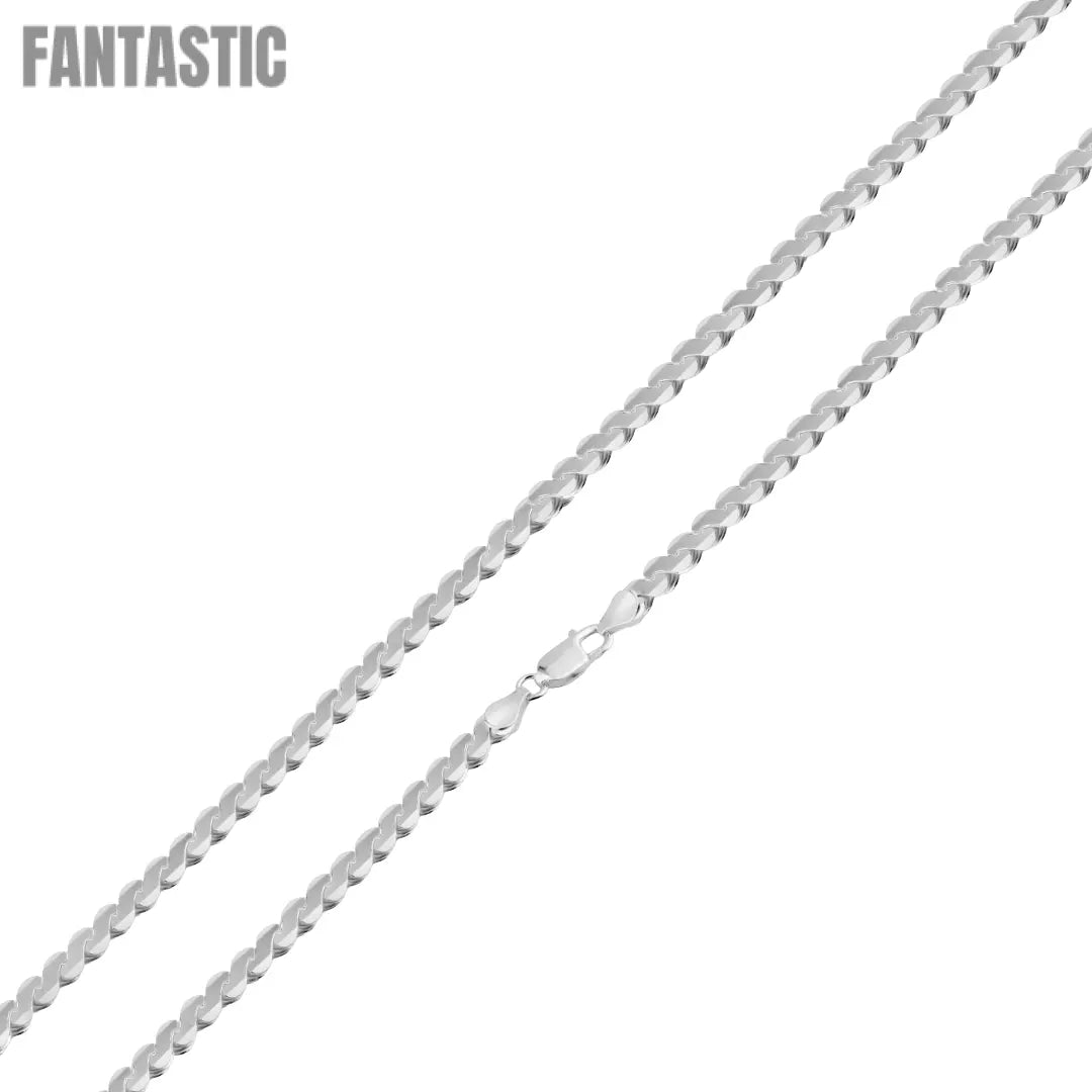 925 Sterling Silver Flat Rope Chain Fantastic NYC