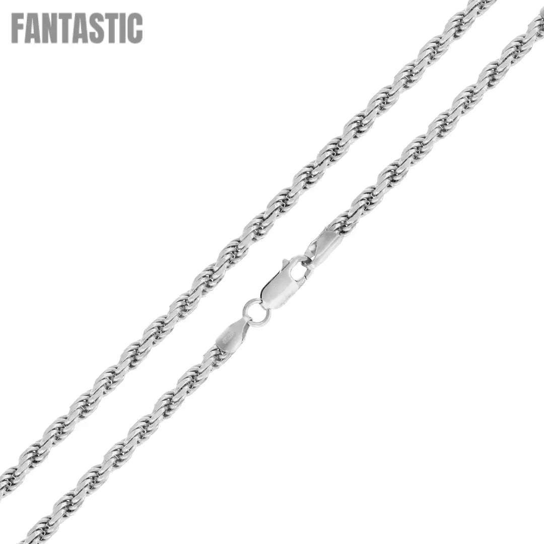 925 Sterling Silver Flex Rope Chain or Bracelet Fantastic NYC