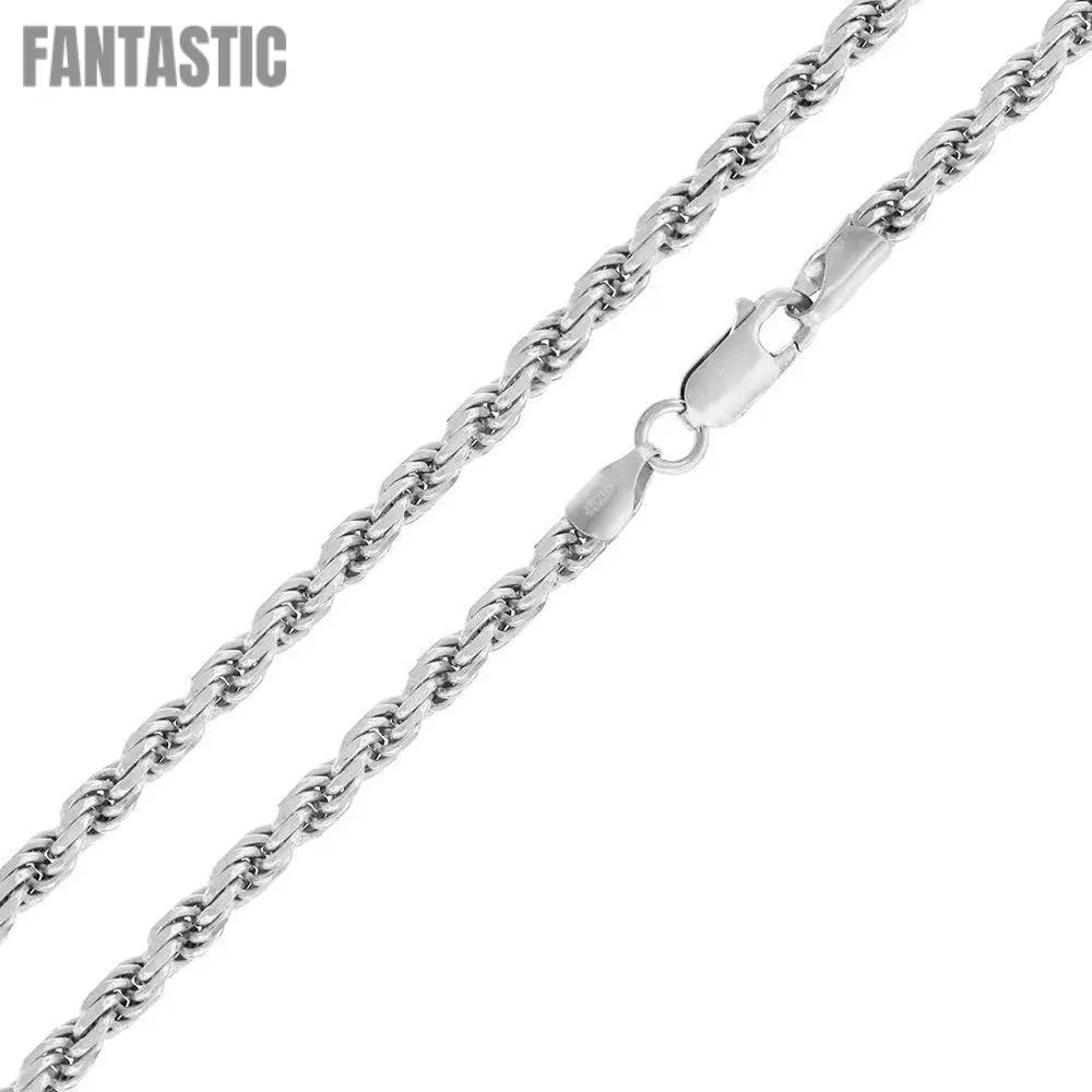 925 Sterling Silver Flex Rope Chain or Bracelet Fantastic NYC