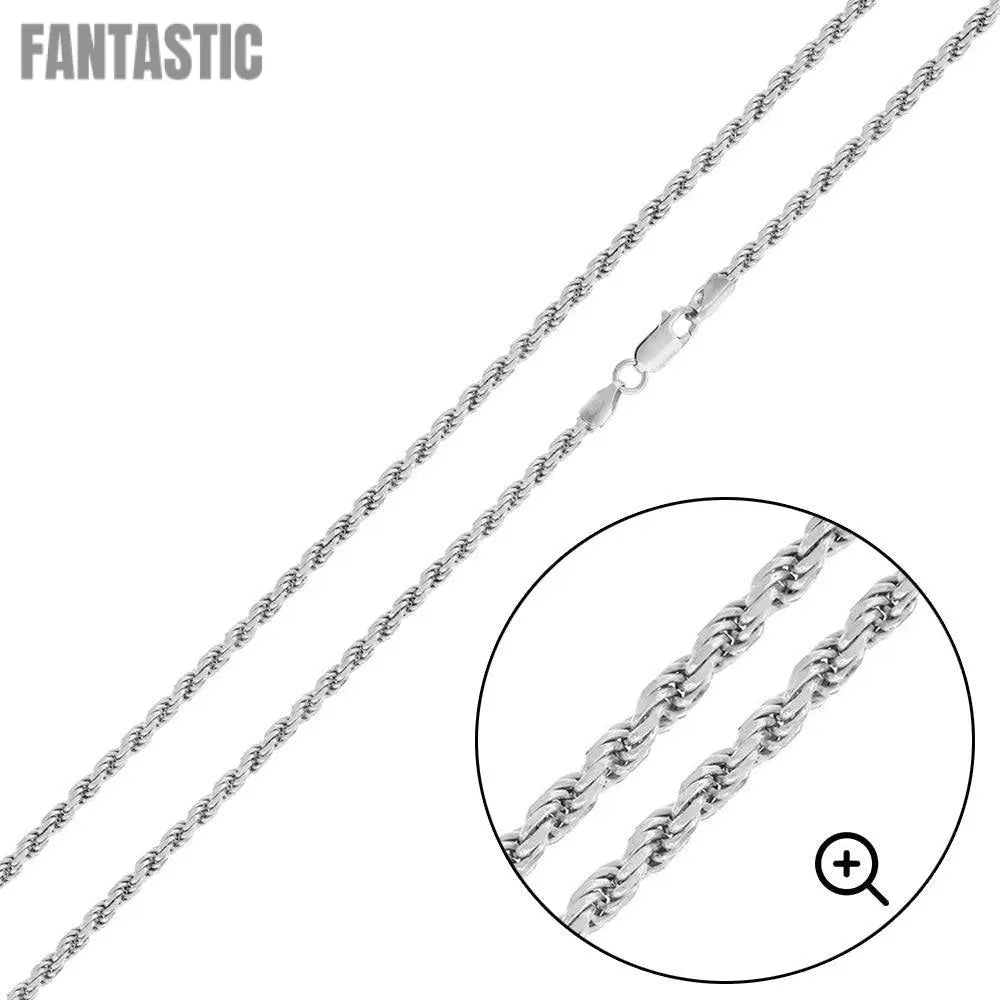 925 Sterling Silver Flex Rope Chain or Bracelet Fantastic NYC