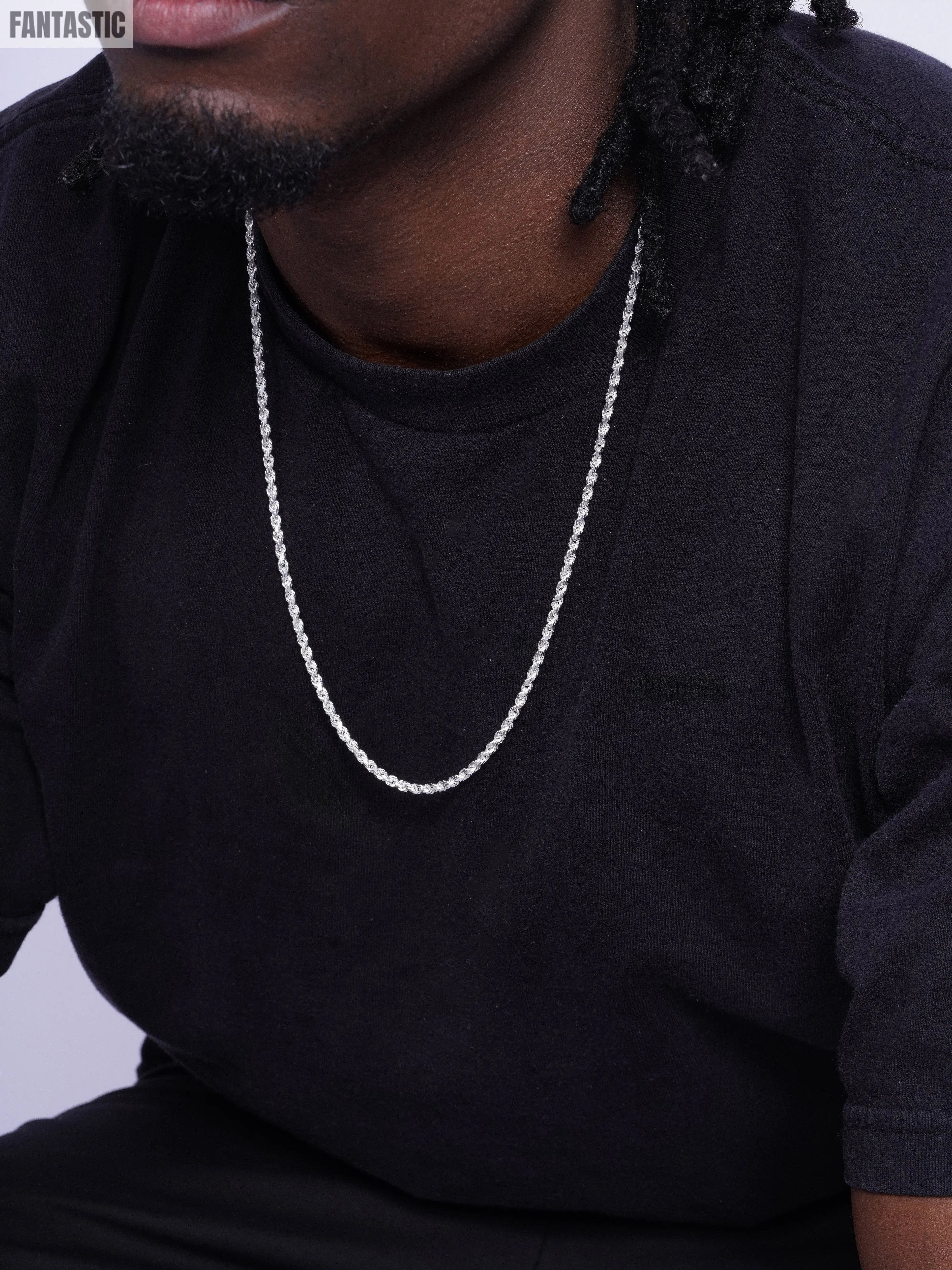 925 Sterling Silver Flex Rope Chain or Bracelet Fantastic NYC