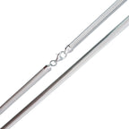 925 Sterling Silver Flexible Flat Snake Chain Fantastic NYC