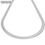 925 Sterling Silver Flexible Flat Snake Chain Fantastic NYC
