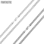 925 Sterling Silver Greek Box Chain Fantastic NYC