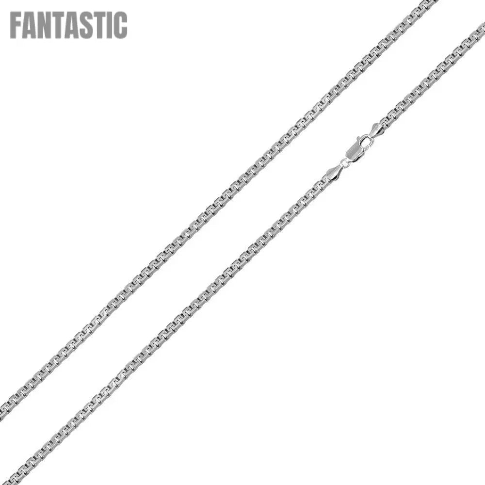 Sterling Silver Greek Box Diamond Cut 125 Chains 2.1mm -CH746 | Silver Palace Inc. #plating_basic non-plated