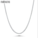 925 Sterling Silver Half Round Wire Box Chain or Bracelet Fantastic NYC