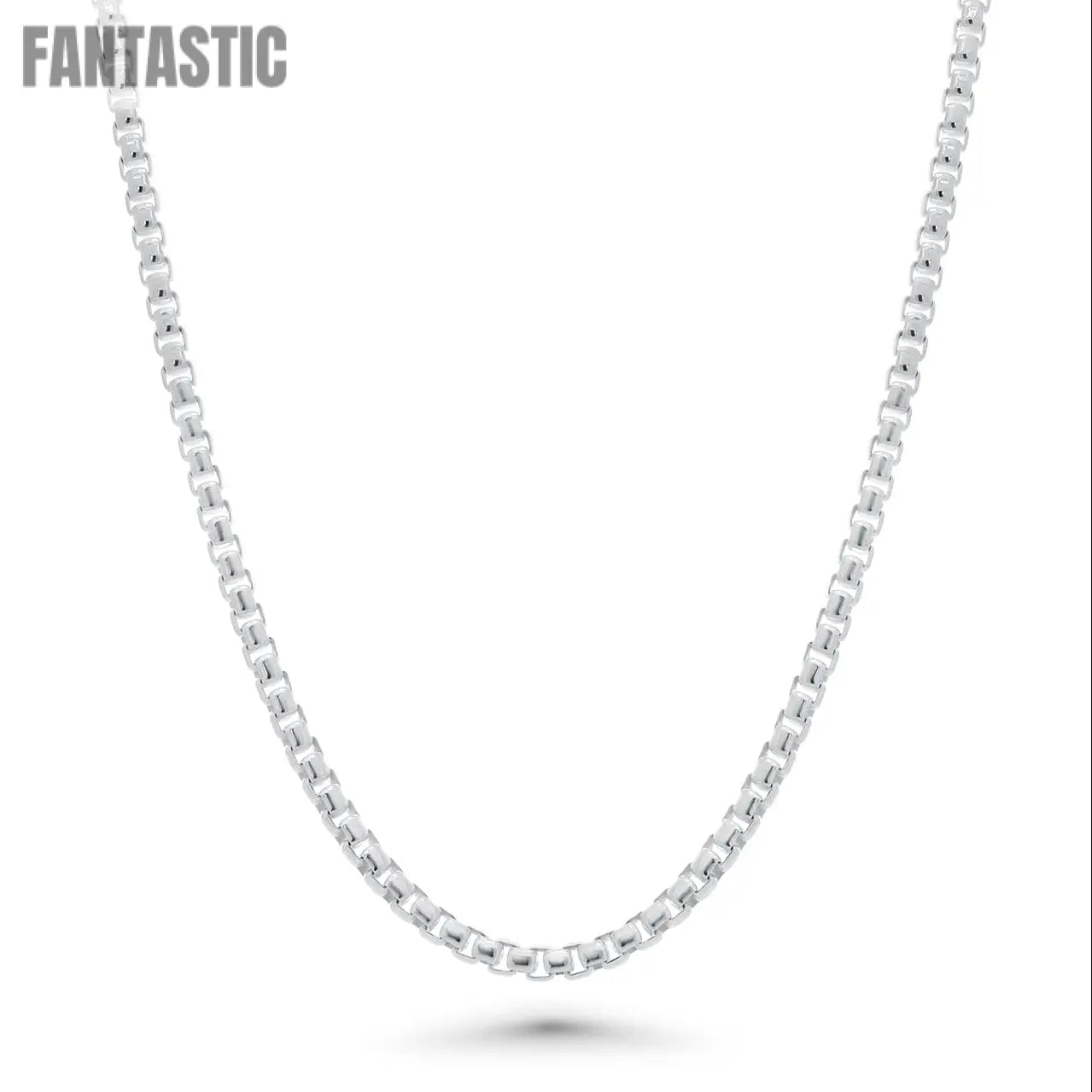 925 Sterling Silver Half Round Wire Box Chain or Bracelet Fantastic NYC