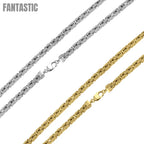 925 Sterling Silver Hollow Byzantine Chain Fantastic NYC