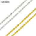 925 Sterling Silver Hollow Rope Chain