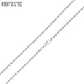 925 Sterling Silver Hollow Round Snake Chain