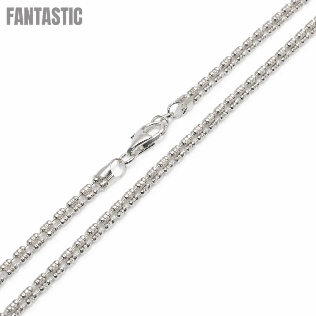 925 Sterling Silver Ice 3 Sided Diamond Cut 180 3.6mm Chain or Bracelet - CH841 Fantastic NYC