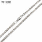 925 Sterling Silver Ice 3 Sided Diamond Cut 180 3.6mm Chain or Bracelet - CH841 Fantastic NYC