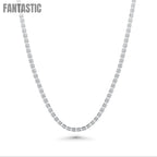 925 Sterling Silver Ice 3 Sided Diamond Cut 180 3.6mm Chain or Bracelet - CH841 Fantastic NYC