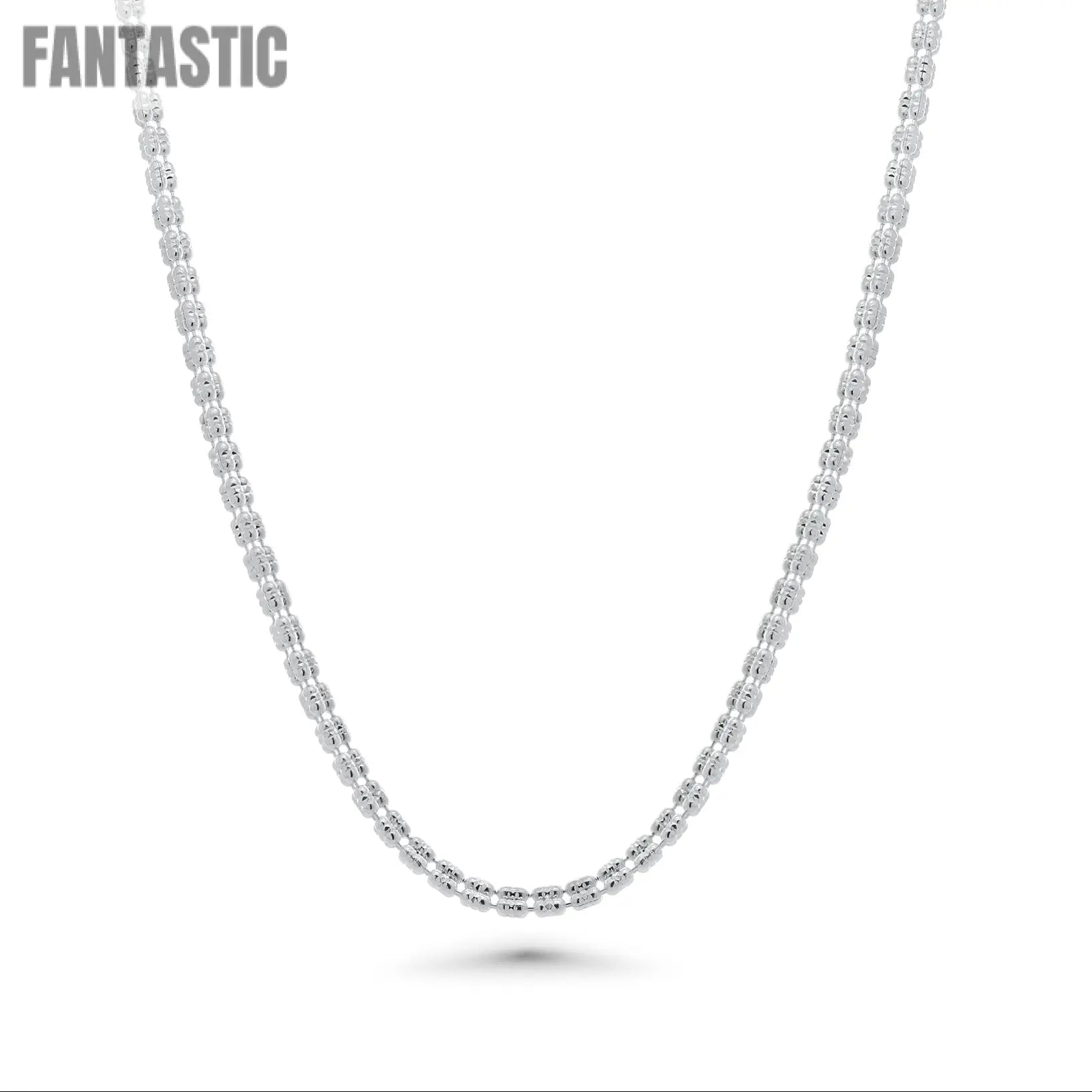 925 Sterling Silver Ice 3 Sided Diamond Cut 180 3.6mm Chain or Bracelet - CH841 Fantastic NYC