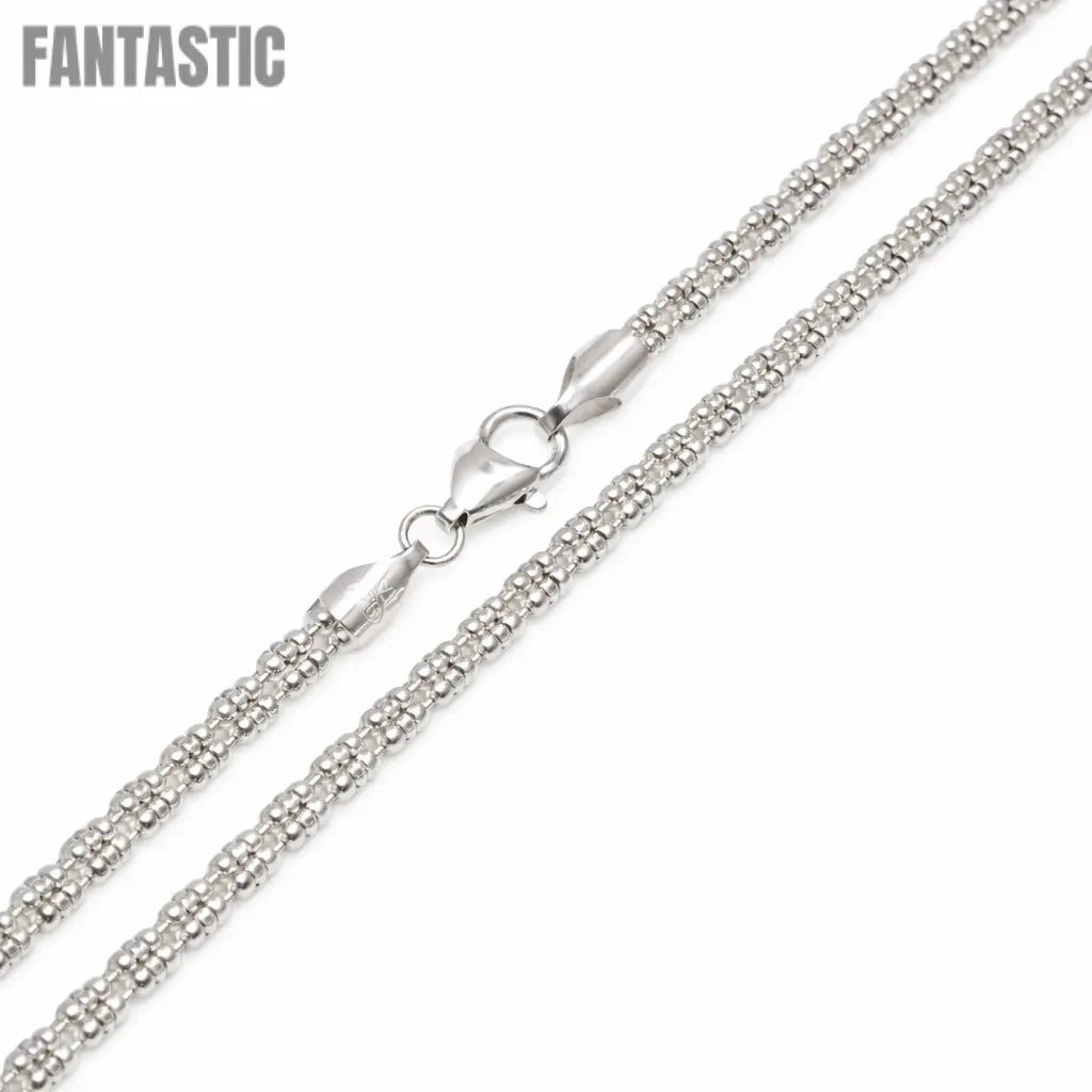 925 Sterling Silver Ice 4 Sided Diamond Cut 180 3.6mm Chain or Bracelet - CH842 Fantastic NYC