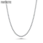 925 Sterling Silver Ice 4 Sided Diamond Cut 180 3.6mm Chain or Bracelet - CH842 Fantastic NYC
