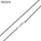 925 Sterling Silver Lux Cut Round Box Chain Fantastic NYC