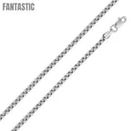 Silver 925 Rhodium Plated Round Box Chain 3.2mm - CH219D RH | Silver Palace Inc. #plating_rhodium