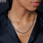 925 Sterling Silver Lux Cut Round Box Chain Fantastic NYC