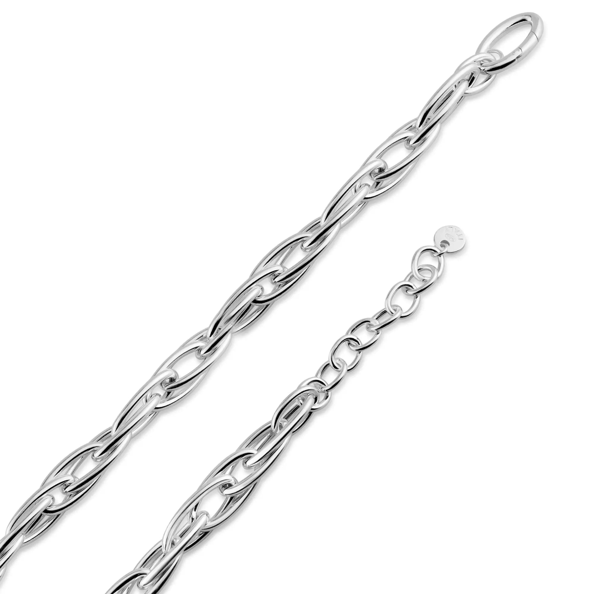 925 Sterling Silver Multi Link Paperclip Bracelet and Chain 10.7mm - CH550 Fantastic NYC