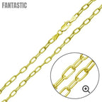 925 Sterling Silver Oval Paperclip Link Chain or Bracelet Fantastic NYC