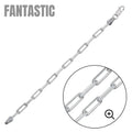 925 Sterling Silver Paperclip Chain or Bracelet
