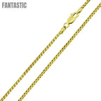 Silver 925 Gold Plated Round Box Chain 3.3mm - CH371C GP | Silver Palace Inc. #plating_gold