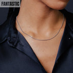 925 Sterling Silver Round Box Chain Fantastic NYC