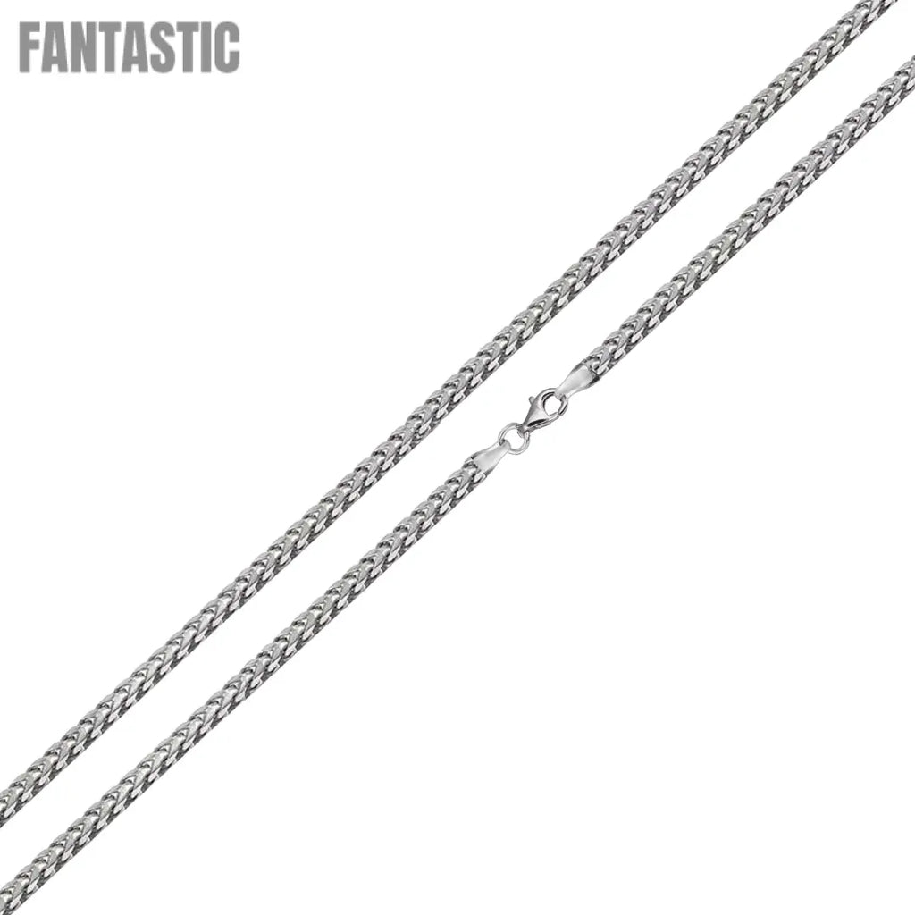 925 Sterling Silver Round Franco Chain Fantastic NYC